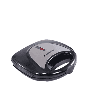 Wonderchef Prato Grill Sandwich Maker, 700W Non-stick Baking Plates - Black